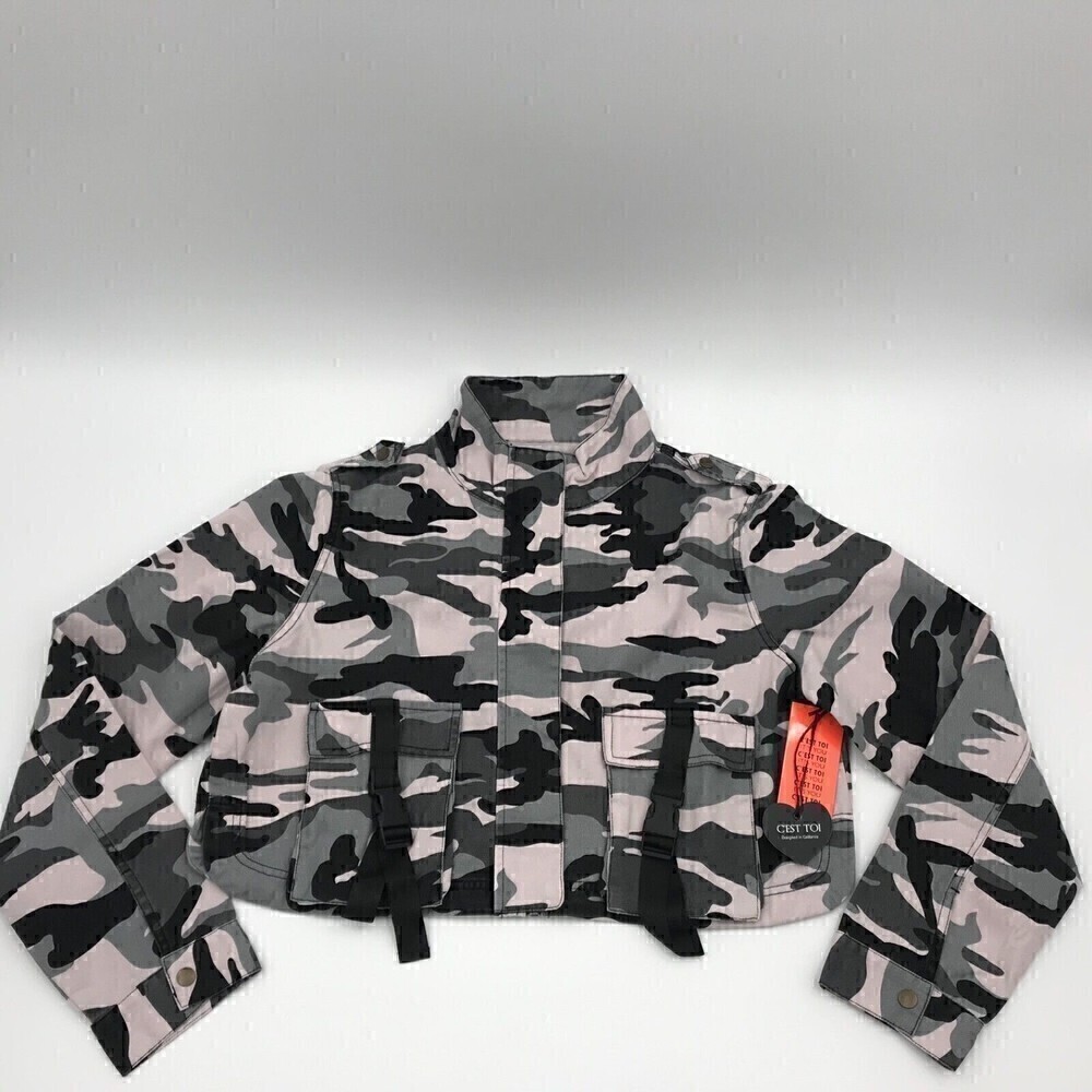 C’est Toi Army Fatigue Jacket Women Size 1XL